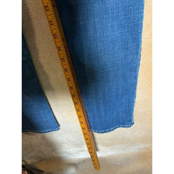 Levi's 525 Perfect Waist Straight Leg Jeans Blue Size 6 - Picture 7 of 9